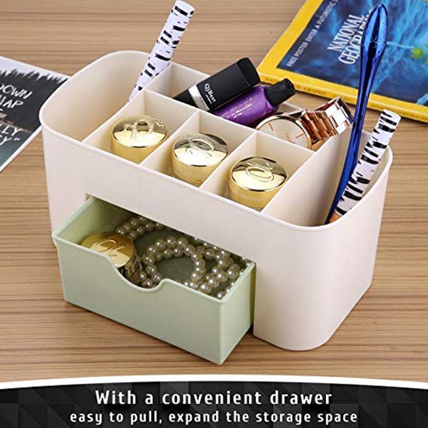 0360B Cutlery Box Used for storing makeup Equipments and kits used by Womens and ladies. DeoDap 0360B Cutlery Box Used for storing makeup Equipments and kits used by Womens and ladies. DeoDap